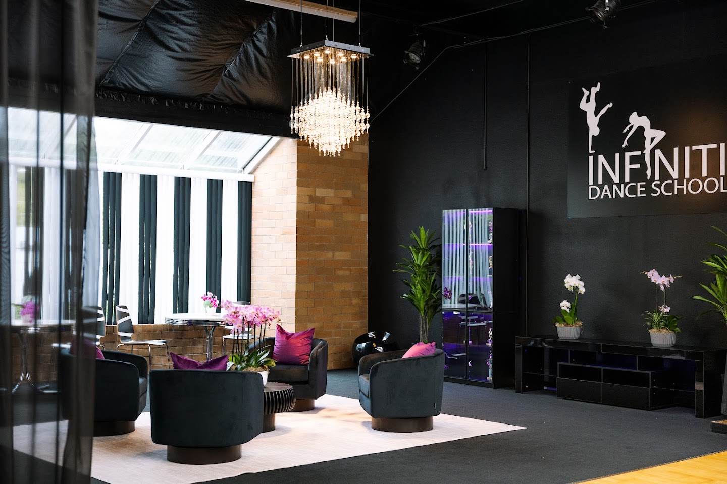 Lobby and trophy cabinet